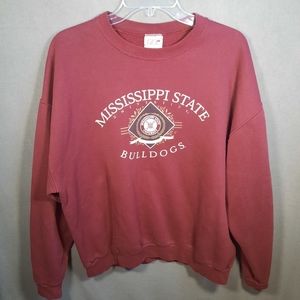 Vintage Mississippi state bulldogs pullover